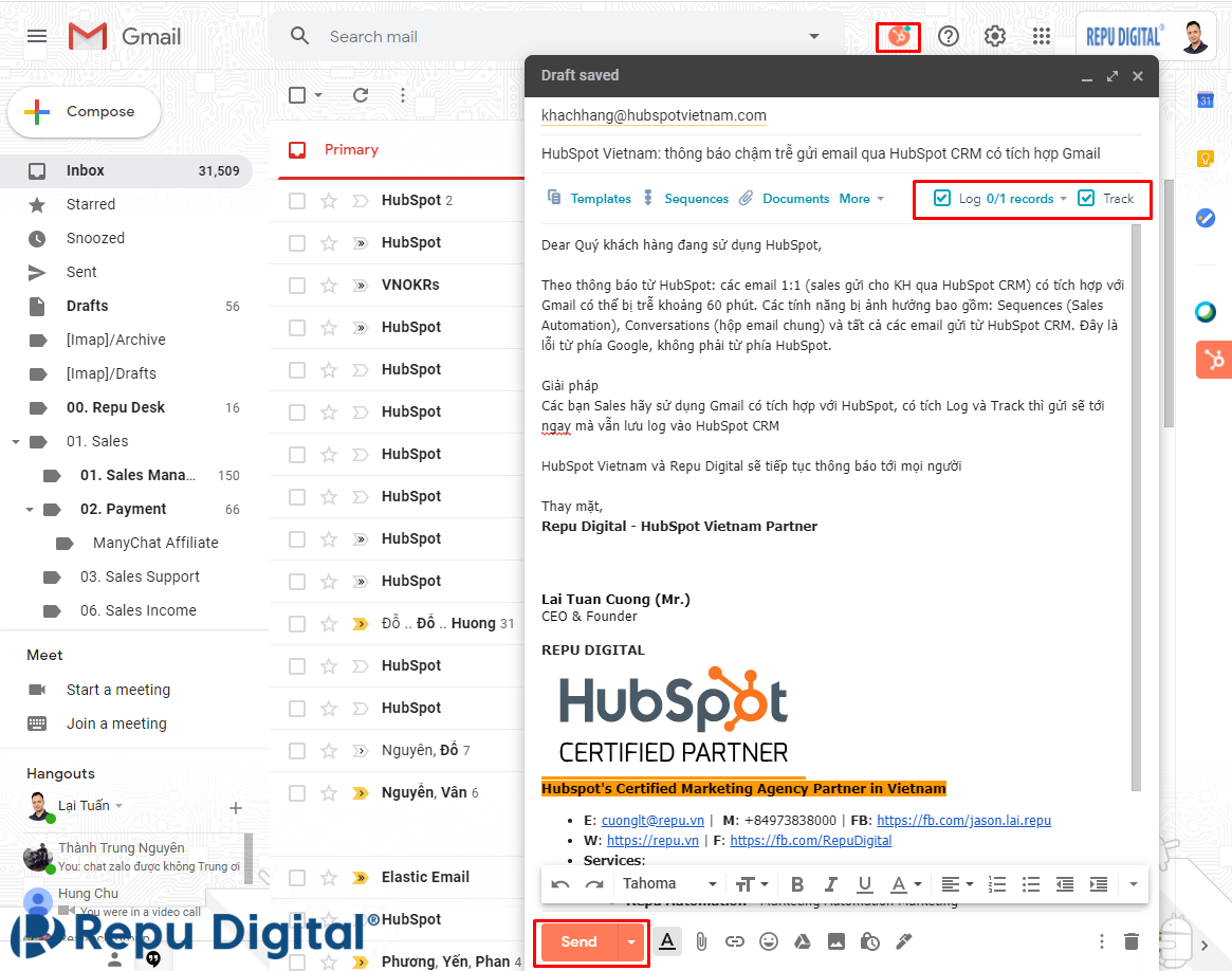 Gmail và Google lỗi khiến Email 1-1 gửi từ HubSpot bị delayed-02