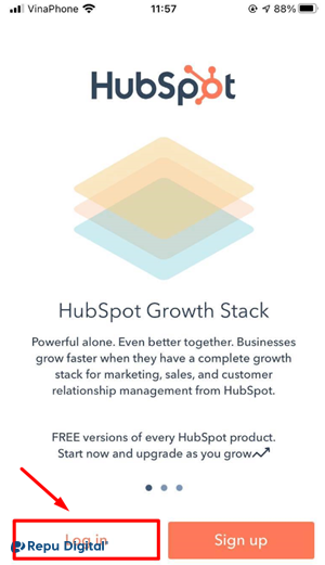 log-in-to-Hubspot